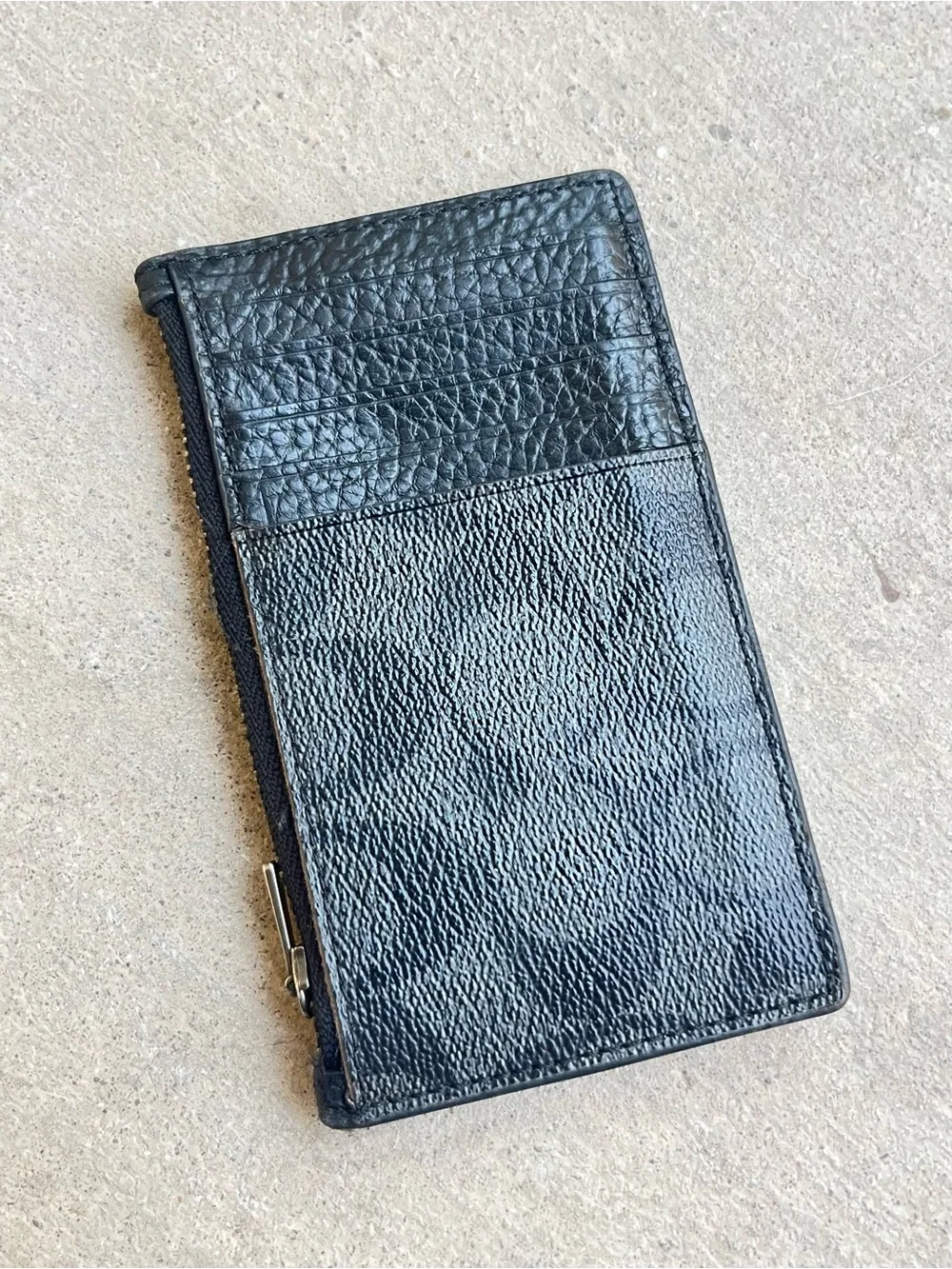 Coach black leather